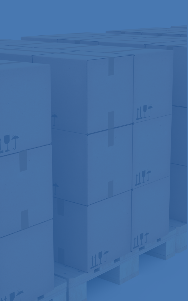 boxes with a blue background